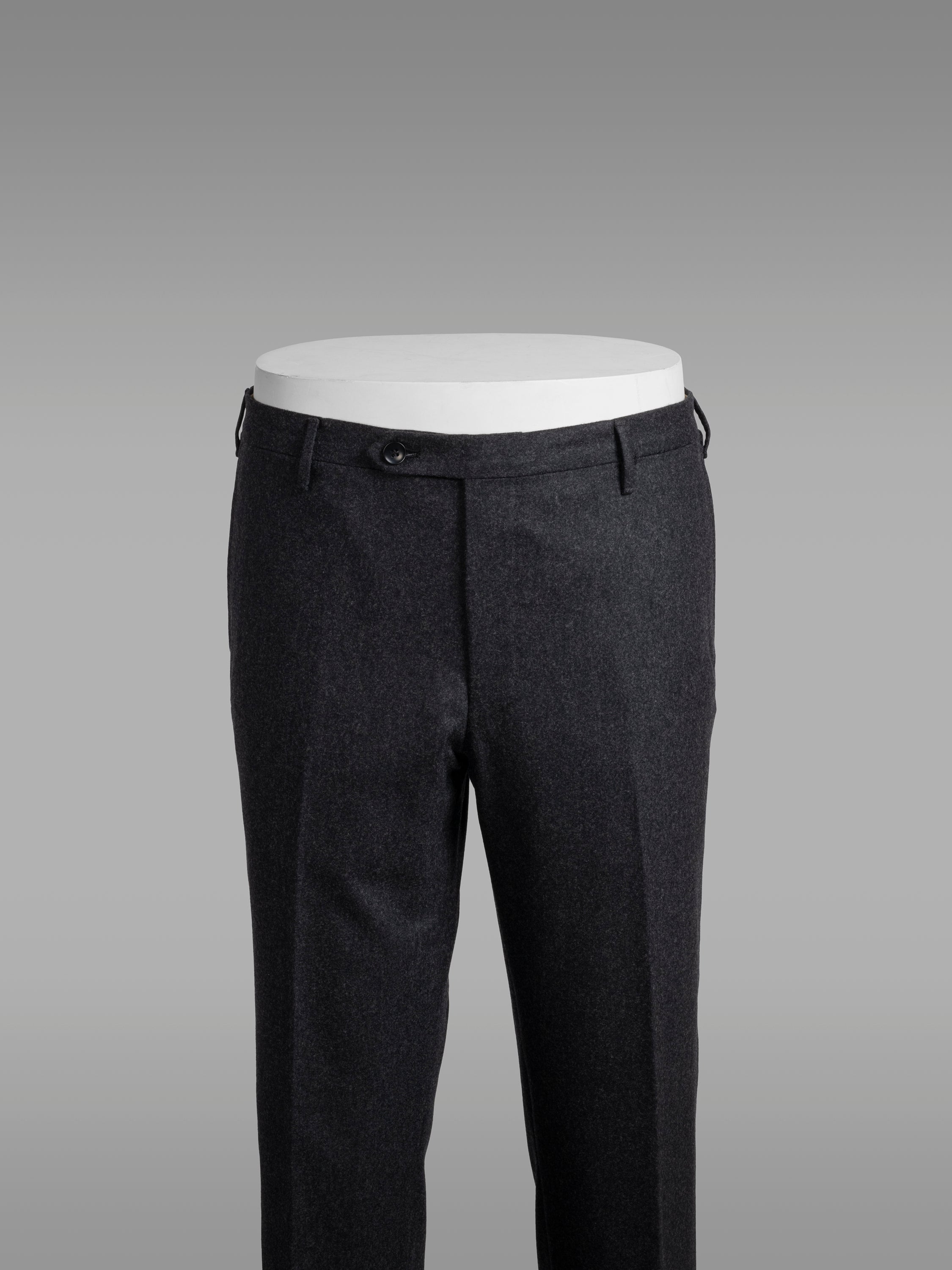 Dark grey flannel trousers